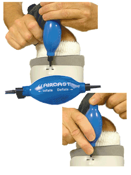 Aircast Hand Pump with Pressure Gauge for the Diabetic XP Walker